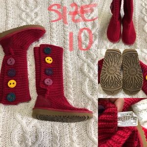 UGG GIRL BOOTS - size 10
